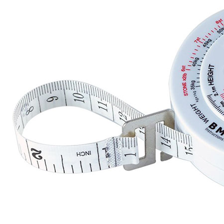 Bmi Body Tape Measure Plastic Retractable Tape Metric Scale - Temu