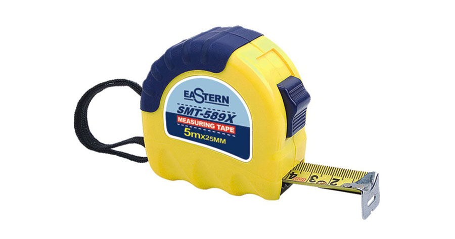 1 ( a ) Retractable non-stretching tape measure for determining